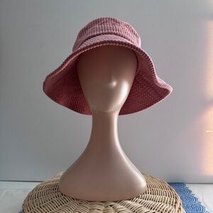 Roxy Day of Spring Bucket Hat Small/Medium Polyester Velvet Corduroy Sachet Pink